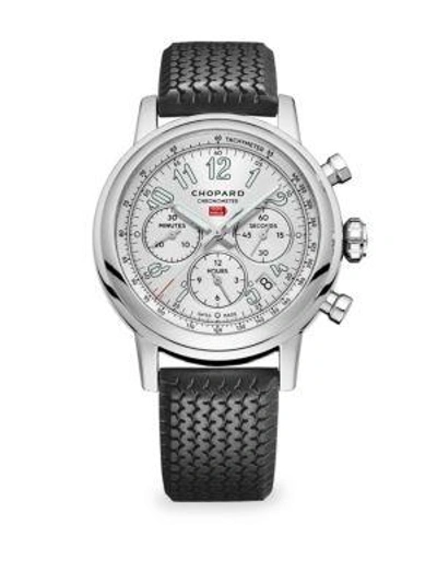 Chopard Mille Miglia Stainless Steel & Rubber-strap Watch In Black