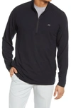 Travismathew Travis Mathew Zachary Half Zip Pullover In Black