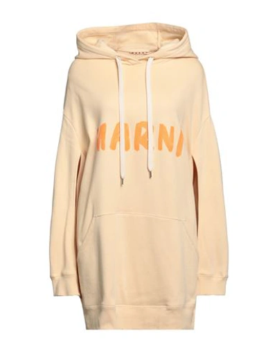 Marni Womens Beige Other Materials Sweatshirt In Orange