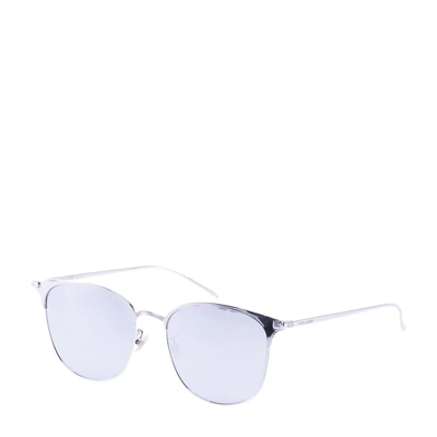 Saint Laurent Eyewear 48 T Sunglasses In Palladium Silver