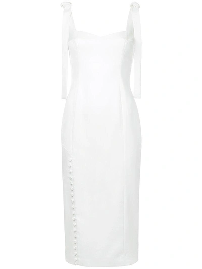 Rebecca Vallance Cortona Midi Dress In White