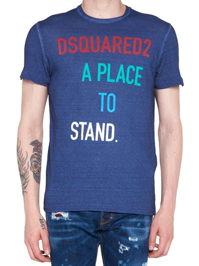 Dsquared2 T-shirt In Blue