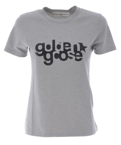 Golden Goose Cindy T-shirt In Grigio Melange