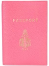 Mark Cross Passport Case  In Pink