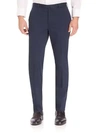 Incotex Dressy Cotton Pants In Navy