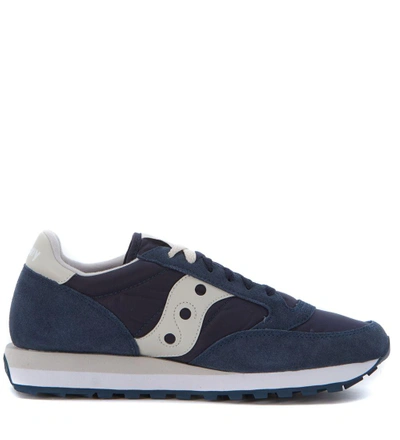 Saucony Sneaker  Jazz In Blue Suede And Nylon