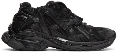 Balenciaga Runner Black Panelled Sneakers