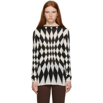 Paloma Wool Black & White Comedia Sweater | ModeSens 