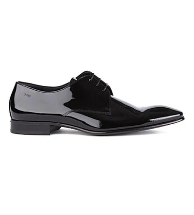 Hugo Boss Cristallo Chisel Derby Shoes, Mens, Size: Eur 40 / 6 Uk, Black