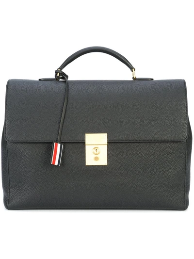 Thom Browne Mr. Thom Briefcase - Black