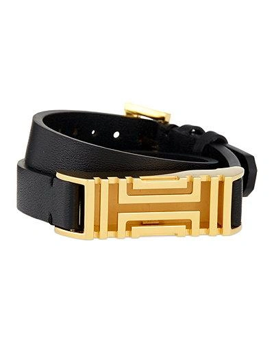 Tory Burch Fitbit-case Double Wrap Bracelet In Black | ModeSens