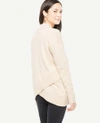 Ann Taylor Petite Cross Back Open Cardigan In Saddle Neutral