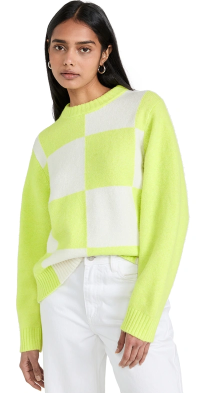 Baum Und Pferdgarten Cecilee Checkerboard Jumper In Green