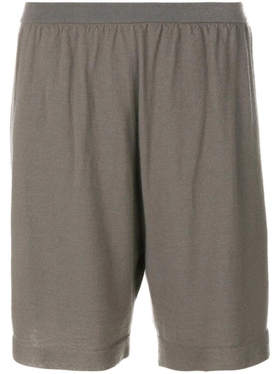 Rick Owens Loose Fit Shorts - Grey
