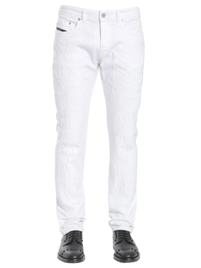 Diesel Black Gold Type-253 Jeans In Bianco