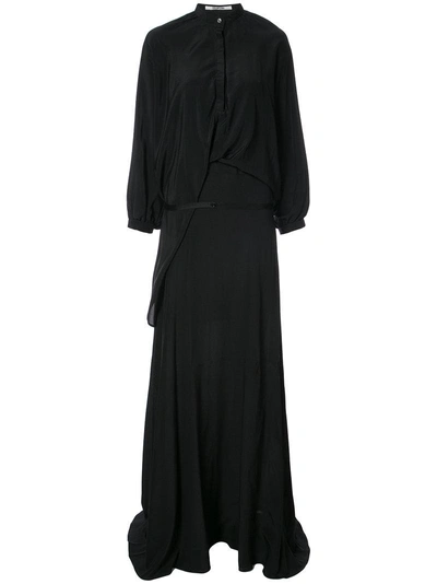 Chalayan Long Shirt Dress - Black