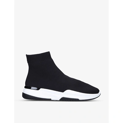 Mallet Sock Runner Stretch-knit Trainers In Black