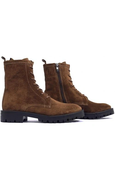 Alpe Militare Ankle Boots In Brown