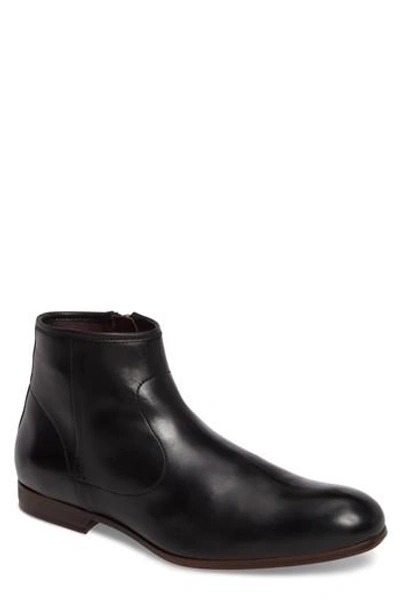 Ted Baker Prugna Zip Boot In Black Leather