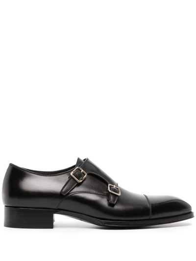 Tom Ford Elkan Monk Strap In Black