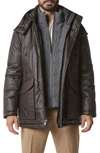 Marc New York Men's Oxley Tumbled Resin Parka Jacket In Canteen