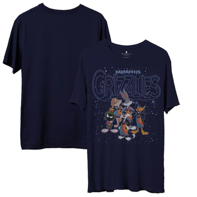 Junk Food Men's Navy Memphis Grizzlies Space Jam 2 Home Squad Advantage T-shirt