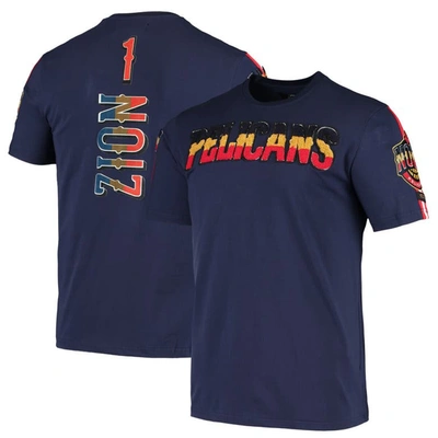 Pro Standard Men's Zion Williamson Navy New Orleans Pelicans Player T-shirt