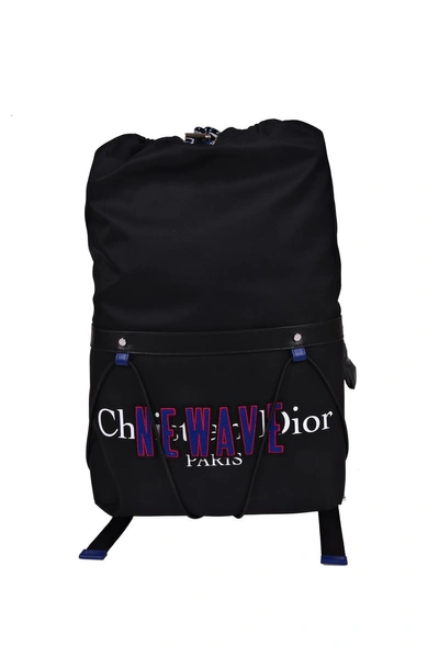 Dior New Wave Backpack In Black