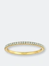 Ariana Rabbani Thin Diamond Eternity Ring In White