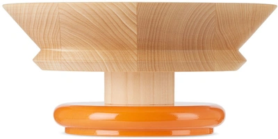 Alessi Ettore Sottsass 100 Values Collection Centrepiece In Orange