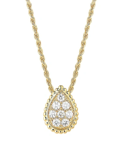 Boucheron Women's Serpent Bohème 18k Yellow Gold & Diamond Pendant Necklace In Diamond Yellow Gold