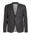Thom Browne 4-bar Wool Blazer In Grey