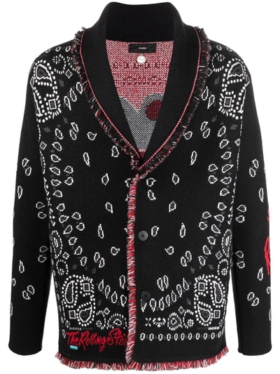 Alanui It's Only Rock'n'roll Icon Cardigan In Multi-colored