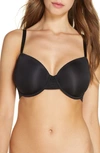 Wacoal Lace Impression Underwire Contour Bra In Black