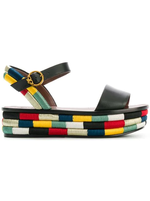 colorful tory burch sandals