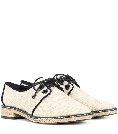 Tory Burch Fawn Oxford Espadrilles In Natural/black