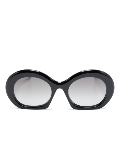 Loewe G832270x06 Half Moon-framed Acetate Sunglasses In Black