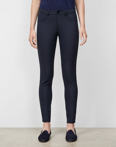 Lafayette 148 Acclaimed Stretch Mercer Pant In Blue