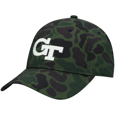 Adidas Originals Adidas Camo Georgia Tech Yellow Jackets Military Appreciation Slouch Primegreen Adjustable Hat