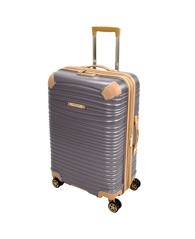 London Fog Closeout!  Chelsea 20" Hardside Carry-on Spinner Suitcase In Lilac