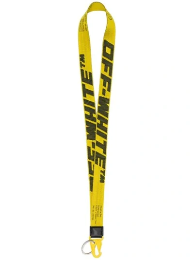 Off-white 2.0 Industrial Neck Keychain In Yellow