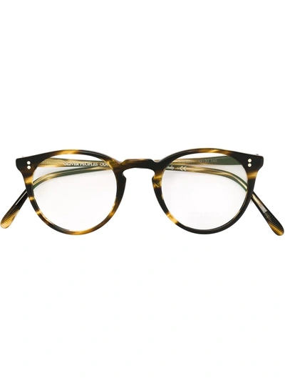 Oliver Peoples O'malley Optical Glasses In Brown ,neutral