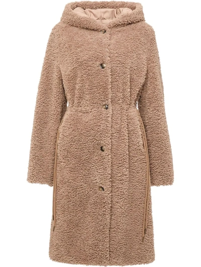 Unreal Fur Morning Glory Faux Shearling Coat In Brown