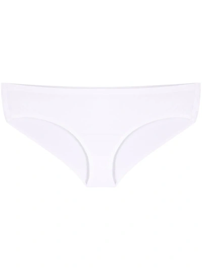 12 Storeez High-waisted Modal Briefs In White