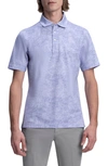 Bugatchi Men's Ooohcotton Tech Victor Marble Polo Shirt In Lilac