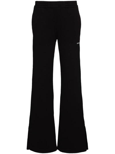 Off-white Black Tapered Diag Logo Sweatpants