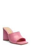 Schutz Lizah Nappa Leather Sandal In Club Rose