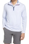 Vineyard Vines Sankaty Half Zip Performance Pullover In Jost Van White