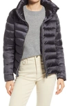 Save The Duck Elsie Waterproof Puffer Coat In Ebony Grey