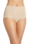 Wacoal Beyond Naked Clean-cut Ribbed Brief 870359 In Sand